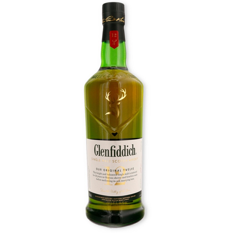 Glenfiddich 12 year old Single Malt Scotch 1 liter