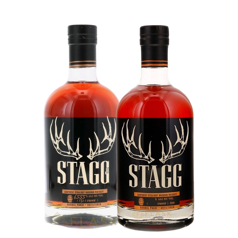 Stagg vs Stagg Jr Bourbon 2 Bottle Bundle Set