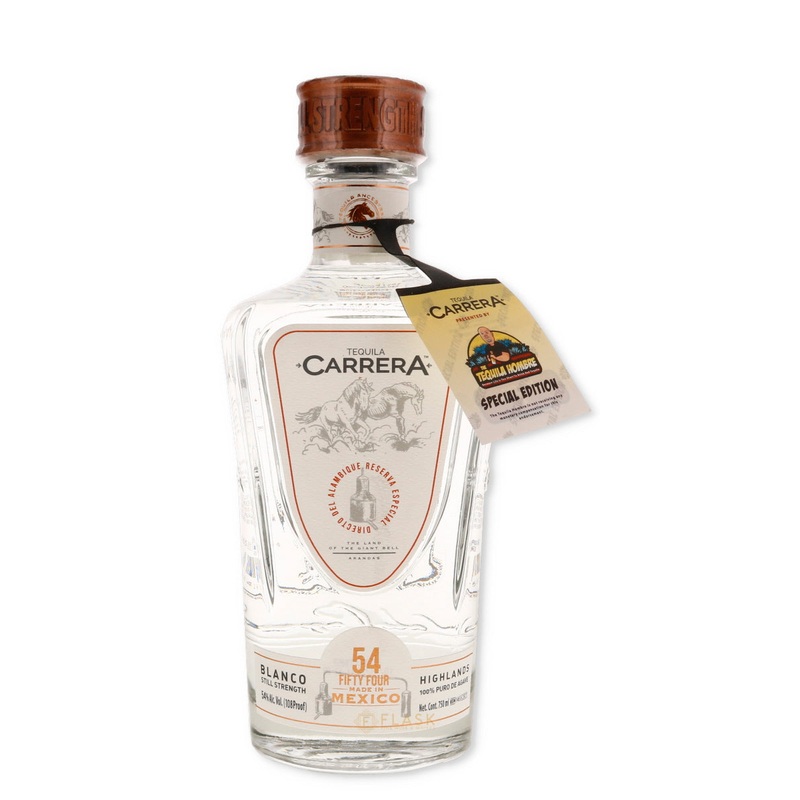 Tequila Carrera Blanco Still Strength 108pf 750ml