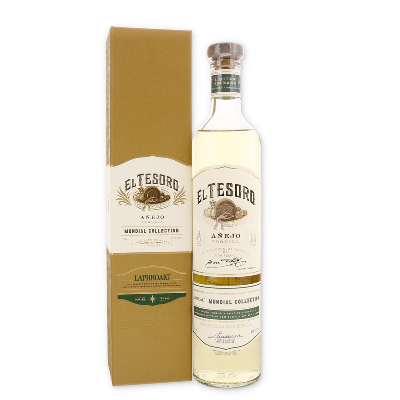 El Tesoro Tequila Mundial Collection Laphroaig Cask Anejo 750ml