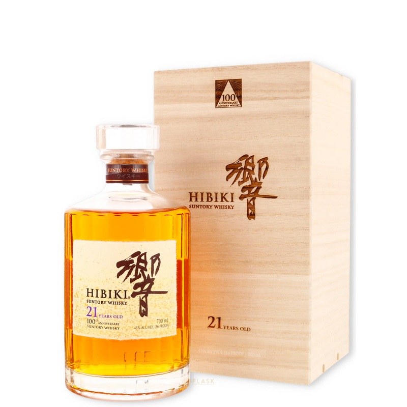 Hibiki 21 Year Old 100th Anniversary Special Release Japanese Whisky Suntory