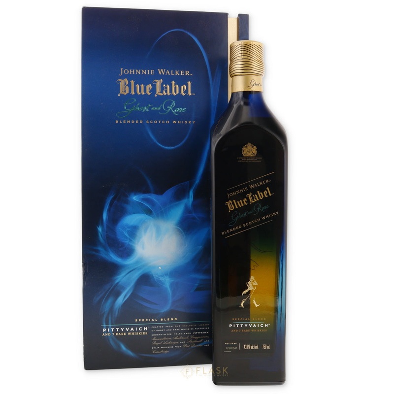 Johnnie Walker Blue Label Ghost And Rare Pittyvaich Blended Scotch Whisky