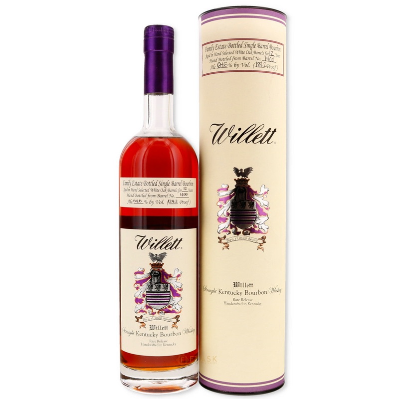 Willett Family Estate 12 Year Old Single Barrel Bourbon #1400 [With Tube]
