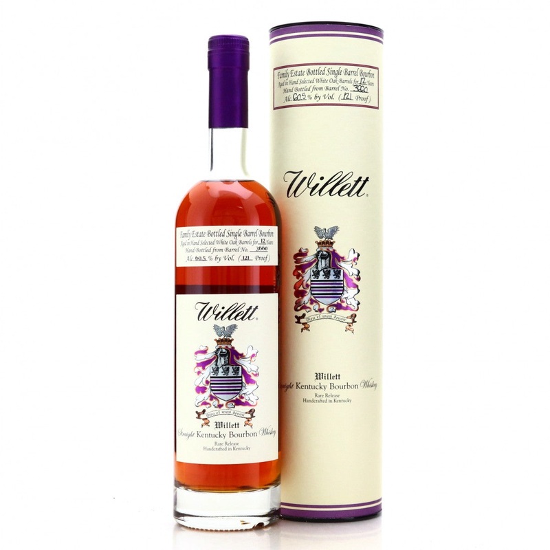 Willett Family Estate 12 Year Old Single Barrel Bourbon #3660 121 Proof [With Tube]