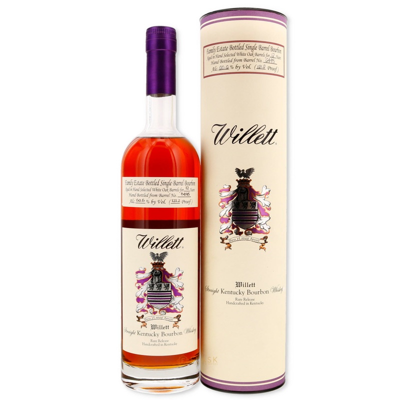 Willett Family Estate 12 Year Old Single Barrel Bourbon #6495 [With Tube]