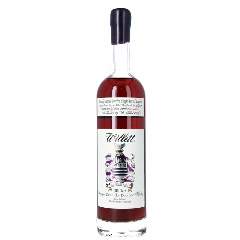 Willett Family Estate 21 Year Old Single Barrel Bourbon #C2D / The Wheated Patriot Red Ink 141.6 Proof