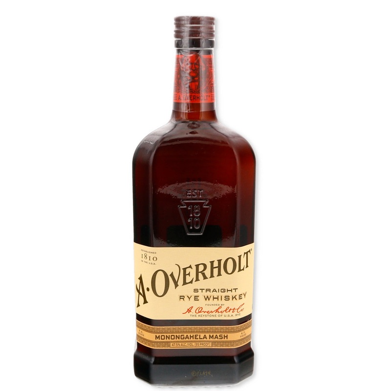 A. Overholt Monongahela Mash Straight Rye
