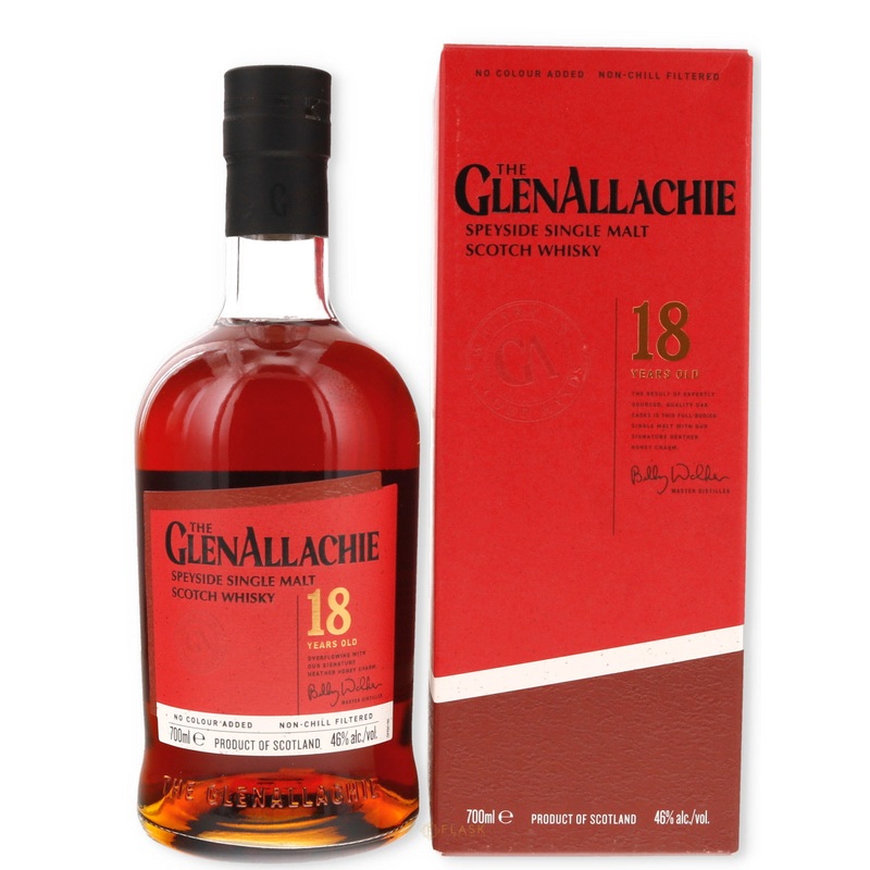 GlenAllachie 18 year old Speyside Single Malt Scotch 92 proof 700ml