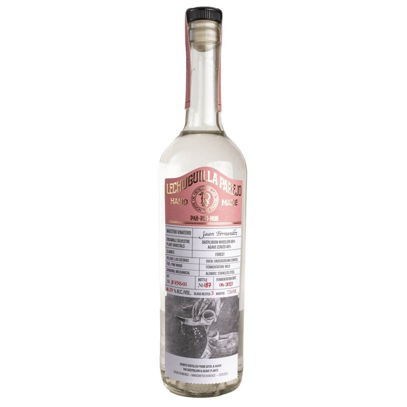 Lechuguilla Parejo Sotol Wheeleri & Agave Cenizo de Juan Fernandez 750ml