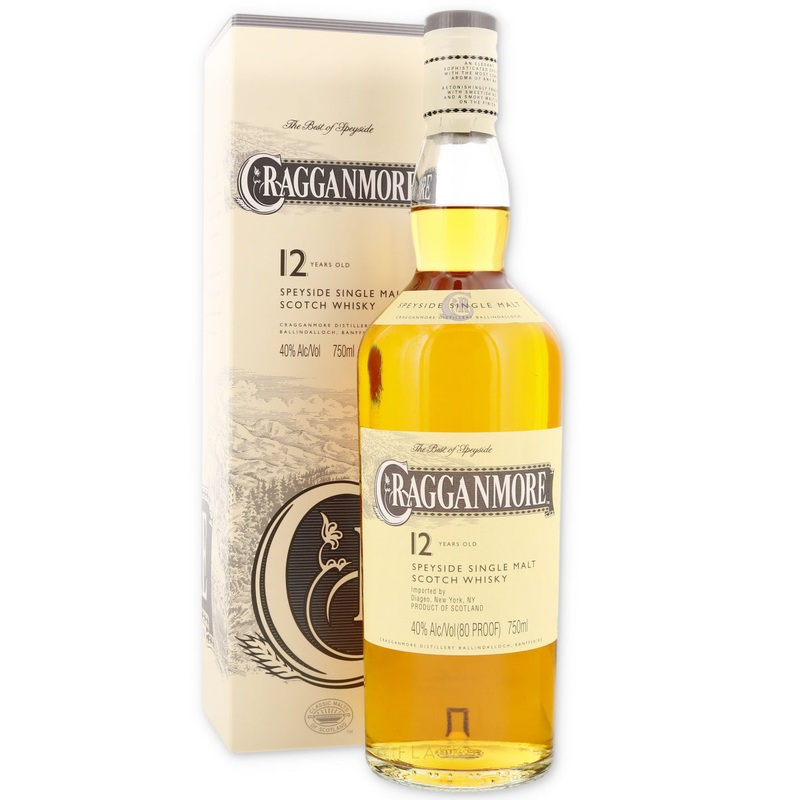 Cragganmore 12 Year Old Highland Single Malt Scotch