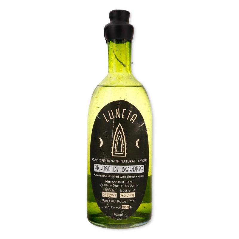 Luneta Small Batch Agave Spirits Pechuga de Borrego 700ml 98.8 proof