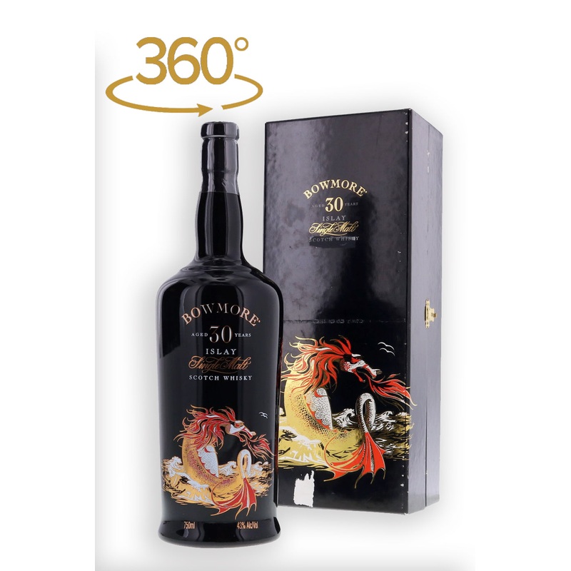 Bowmore 30 Year Old Sea Dragon Year of the Dragon 750ml [With Box]