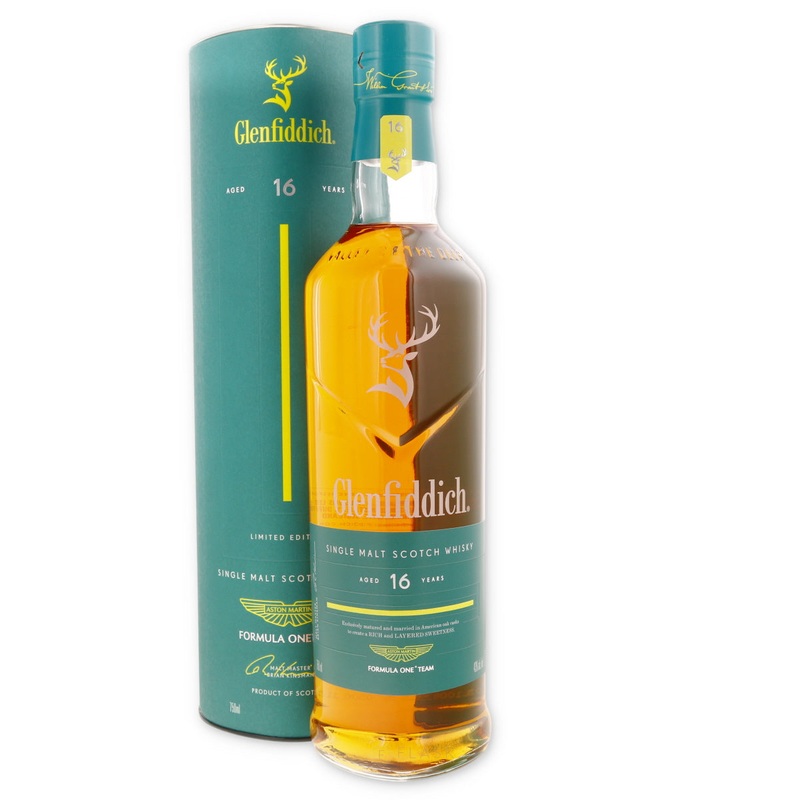 Glenfiddich Distillery Aston Martin Formula One 16 Year Old Single Malt Scotch Whisky
