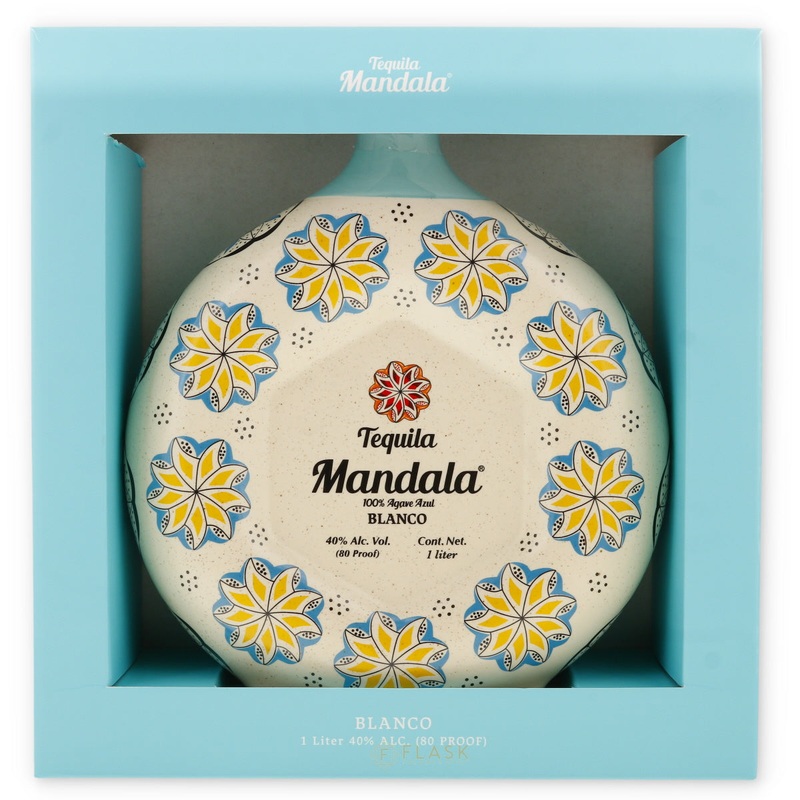Mandala Tequila Blanco Ceramic 1L