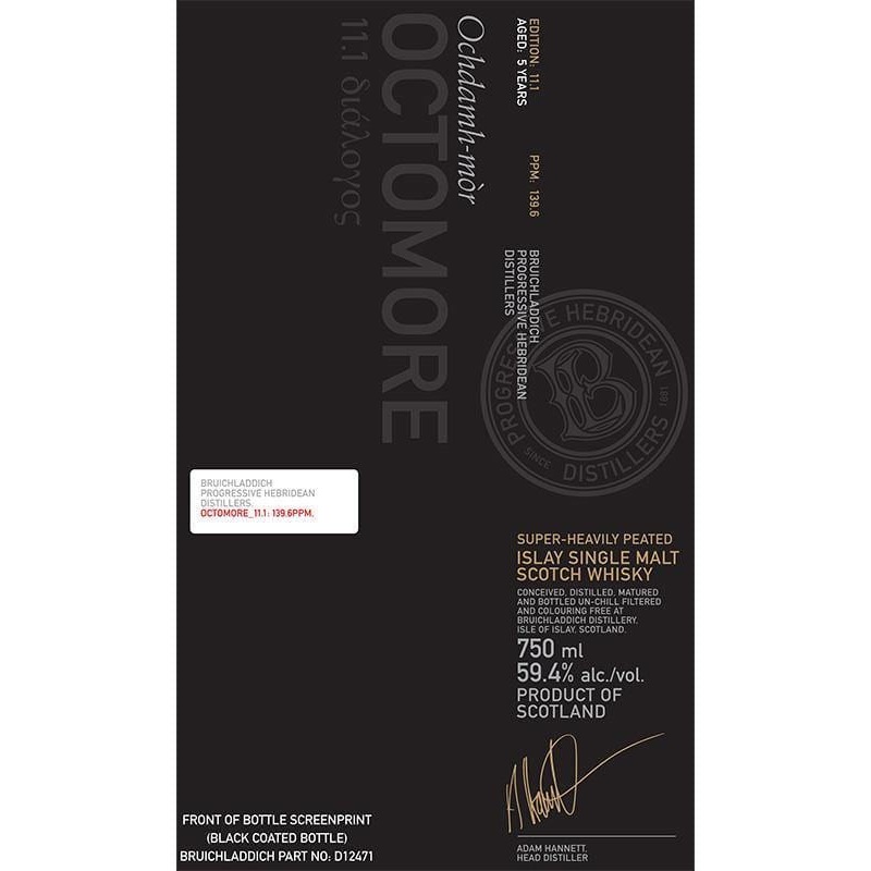 Bruichladdich Octomore Edition 11.1 Scotch Whisky