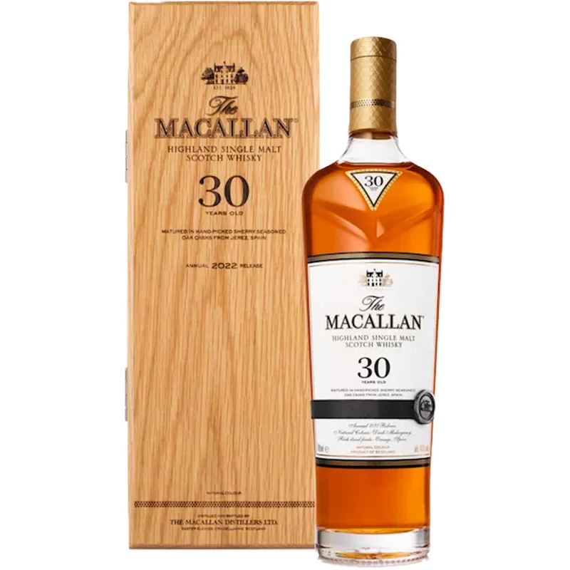 The Macallan Sherry Oak 30 Year Old Scotch Whisky 2023
