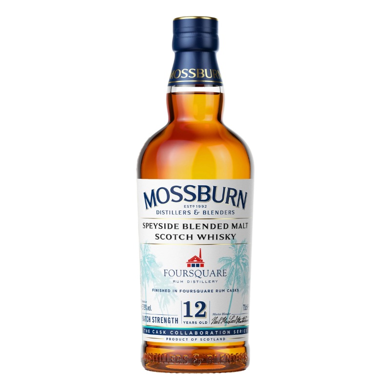 Mossburn 12 Year Old Scotch Whisky Finished in Foursquare Rum Casks