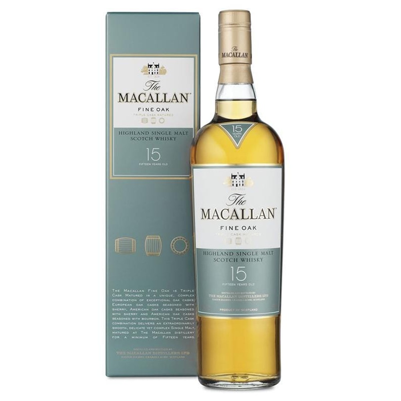 The Macallan Fine Oak 15 Year Old Scotch