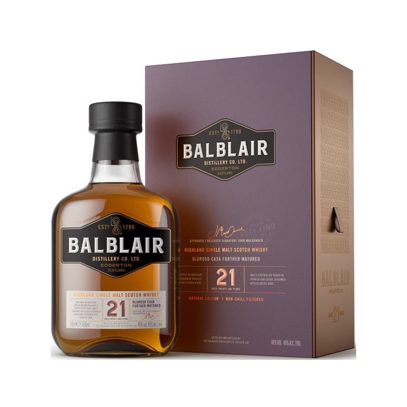 Balblair 21 Year Old Scotch Whisky