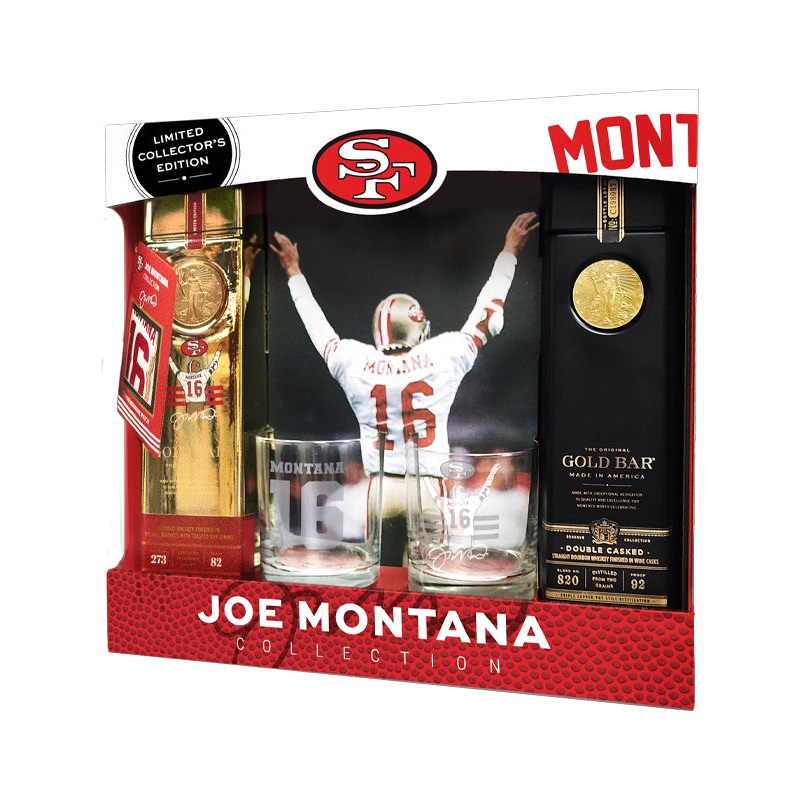 Gold Bar Whiskey Joe Montana Season Kickoff Collection