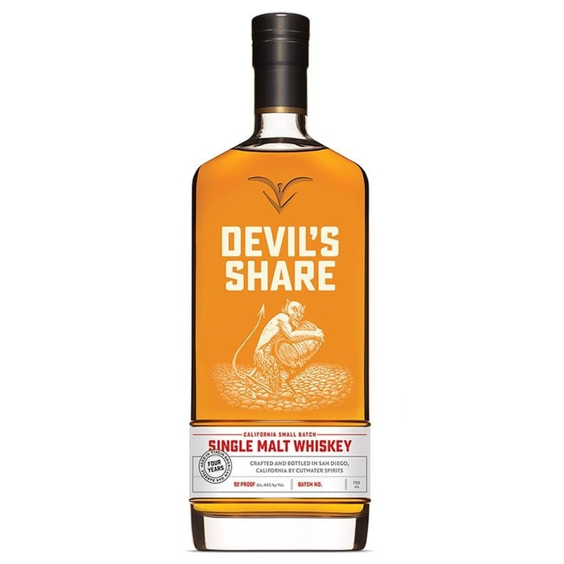 Cutwater Spirits Devil’s Share Single Malt Whiskey