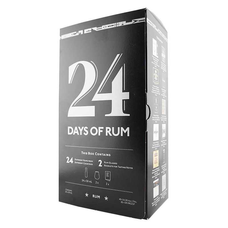 24 Days of Rum World Tour Rum Tasting Box Gift Set