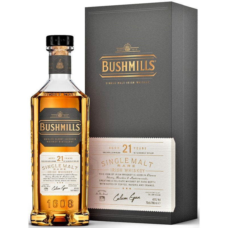 Bushmills 21 Year Old Irish Whiskey