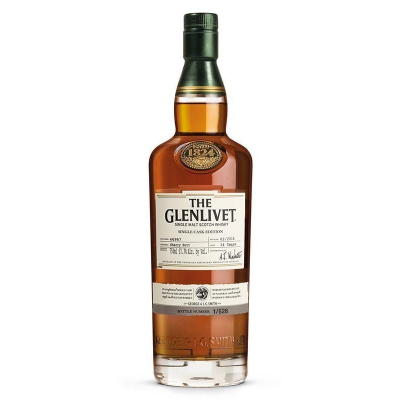 The Glenlivet Single Cask Edition 14 Year Old Sherry Butt (Cask #58022)