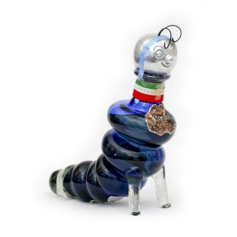 Casta Pasion Blue Worm Anejo Tequila