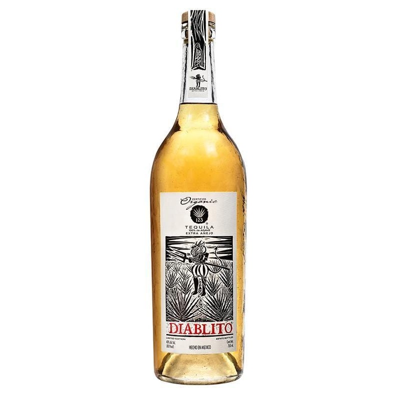 123 Organic Extra Anejo Diablito Tequila