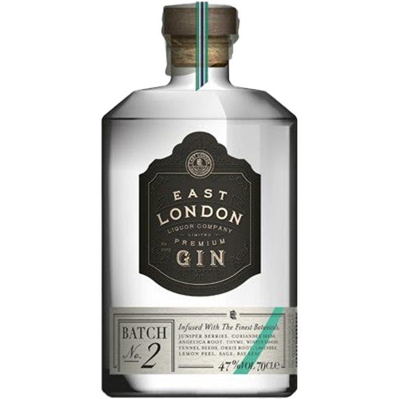 East London Liquor Company Batch No. 2 Premium Gin