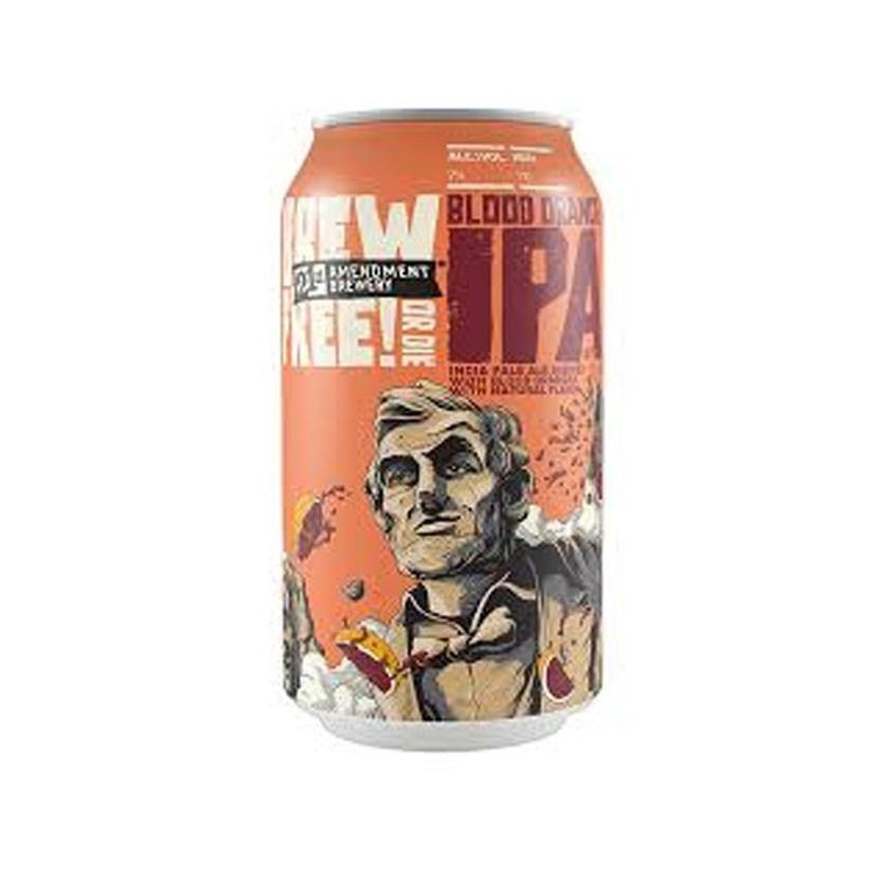 21st Amendment Blood Orange Brew Free! Or Die IPA