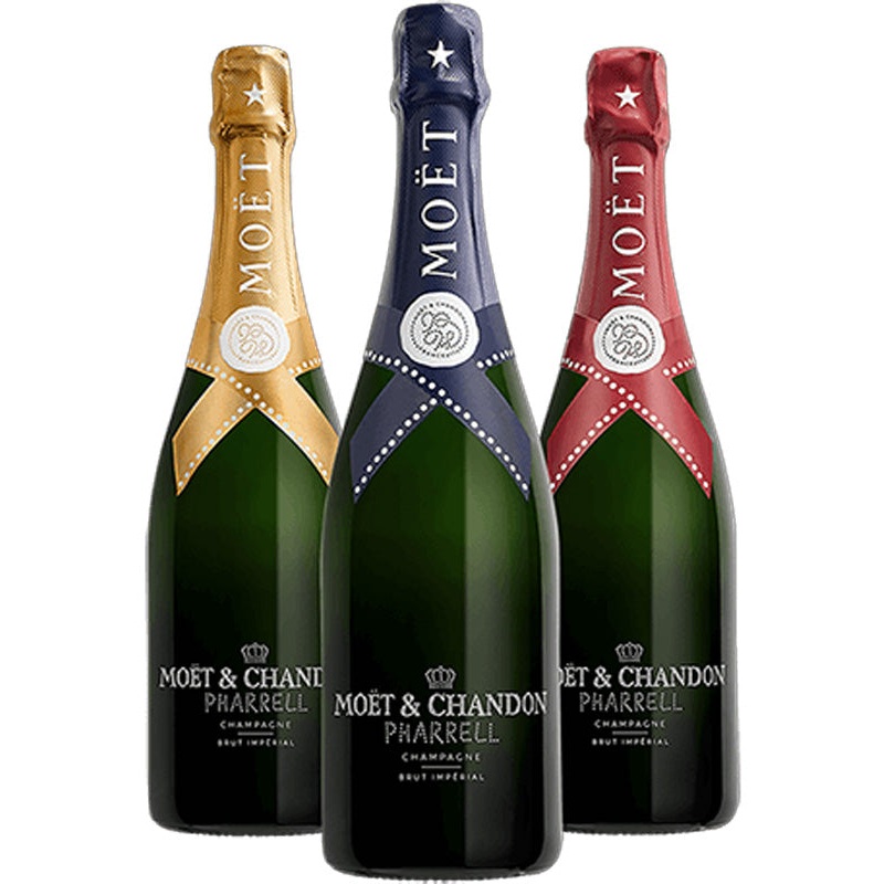 Moet & Chandon Pharrell Limited Edition Imperial Brut Champagne Yellow