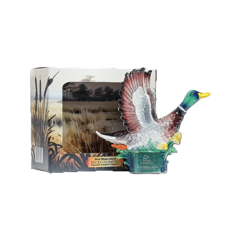 World Whiskey Society Ducks Unlimited Duck Bourbon Whiskey