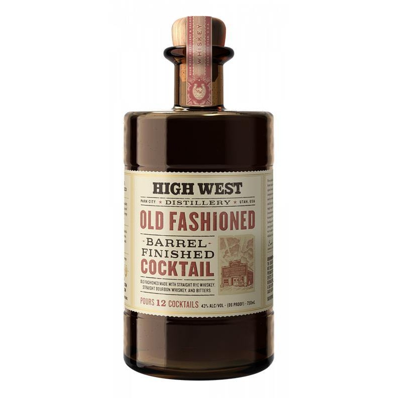 High West Old Fashioned Barrel Finished Cocktail 375mL