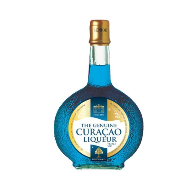 The Genuine Curacao Blue Liqueur Triple Sec
