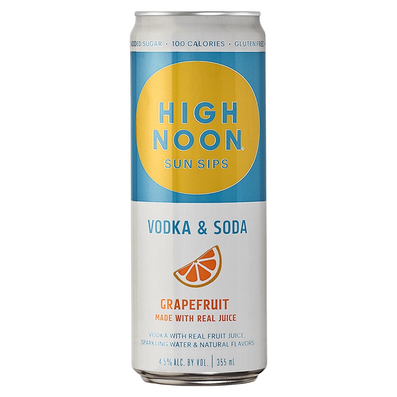 High Noon Grapefruit Vodka & Soda