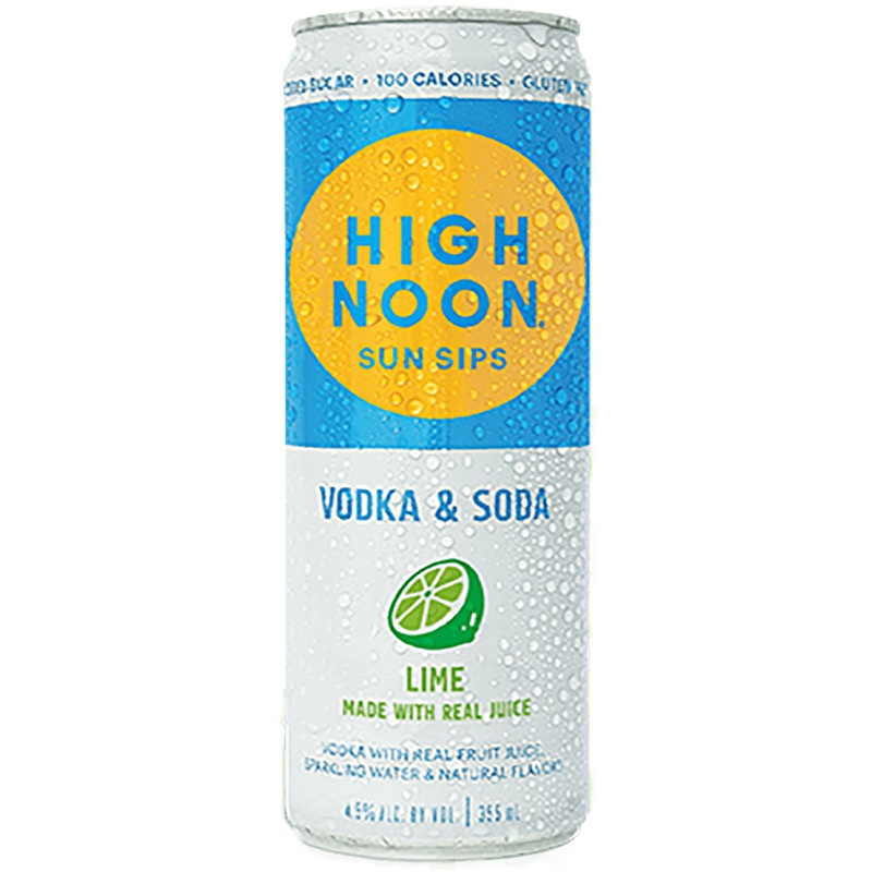 High Noon Lime Vodka & Soda
