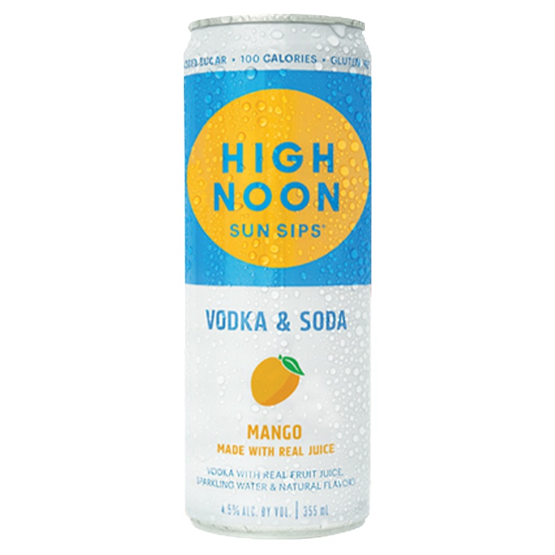 High Noon Mango Vodka & Soda