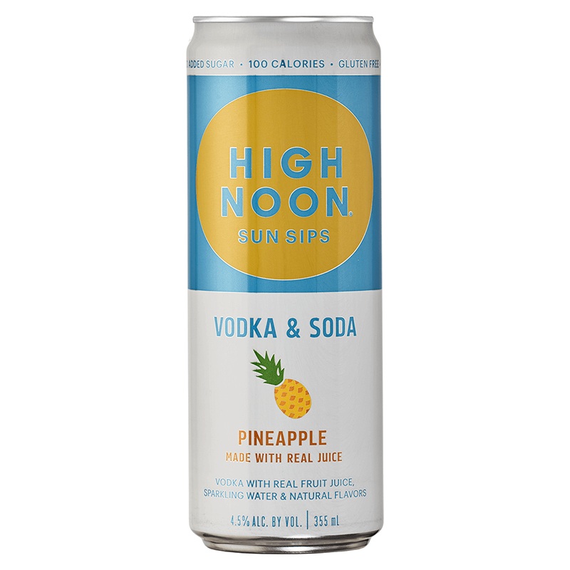 High Noon Pineapple Vodka & Soda
