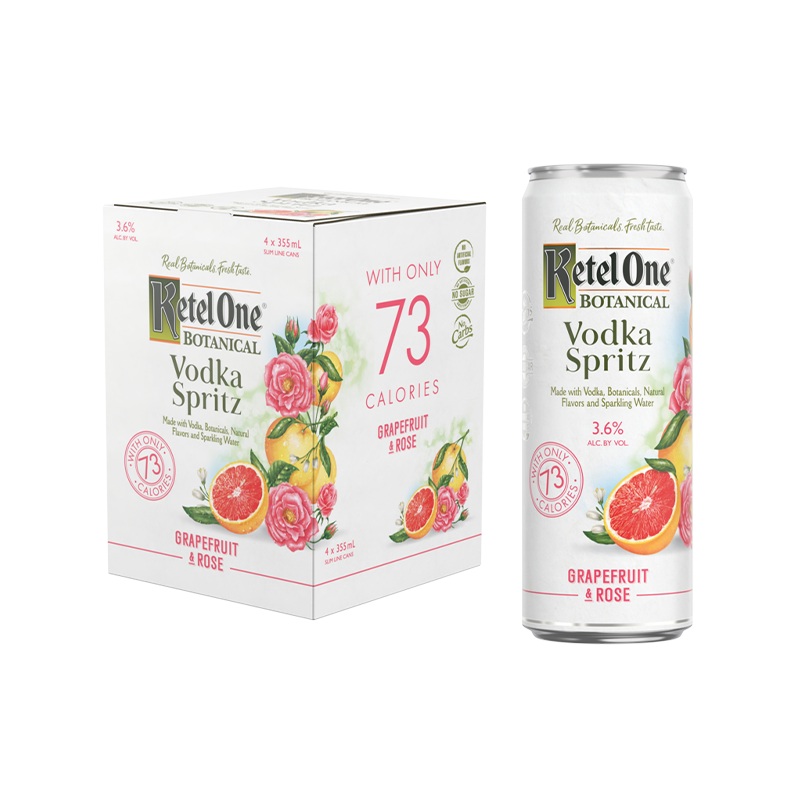Ketel One Botanical Grapefruit & Rose Vodka Spritz