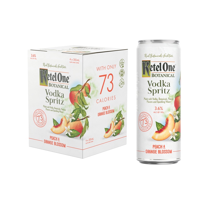 Ketel One Botanical Peach & Orange Blossom Vodka Spritz