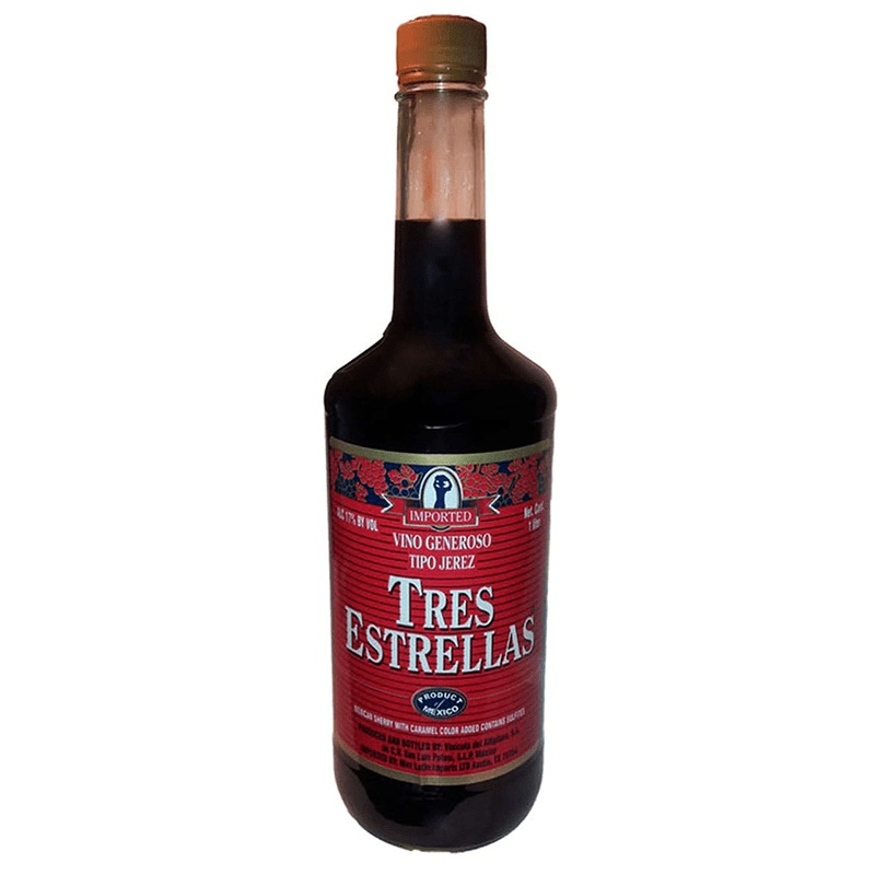 Tres Estrellas Jerez Mexican Sherry Liqueur 1L