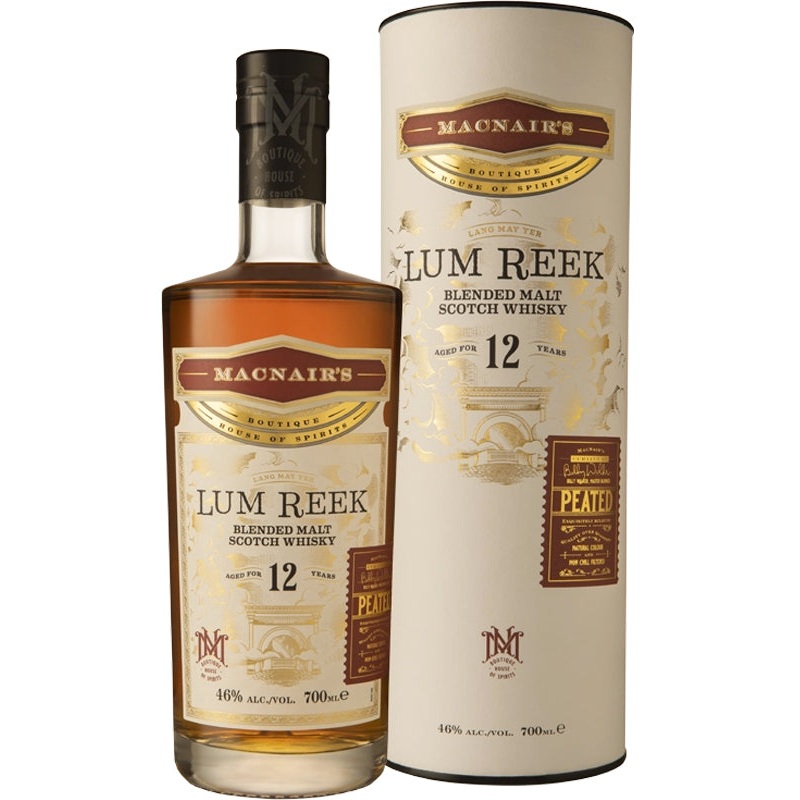 MacNair’s Lum Reek 12 Year Old Peated Scotch Whisky
