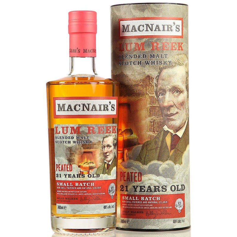 MacNair’s Lum Reek 21 Year Old Peated Scotch Whisky