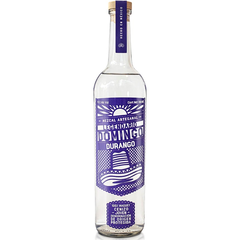 Mezcal Legendario Domingo Durango Cenizo