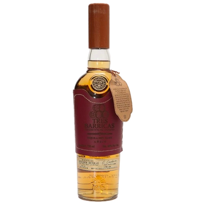Tres Barricas Small Batch #2 Anejo Tequila