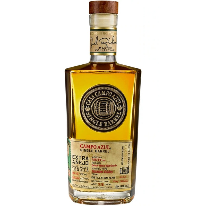 Campo Azul Single Barrel Tennessee Whiskey Barrel Finish Extra Anejo 2013