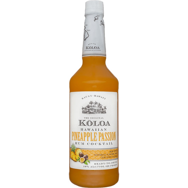 Koloa Hawaiian Pineapple Passion Rum Cocktail 1L