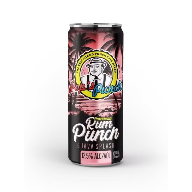 Pop’s Punch Jamaican Rum Punch Guava Splash